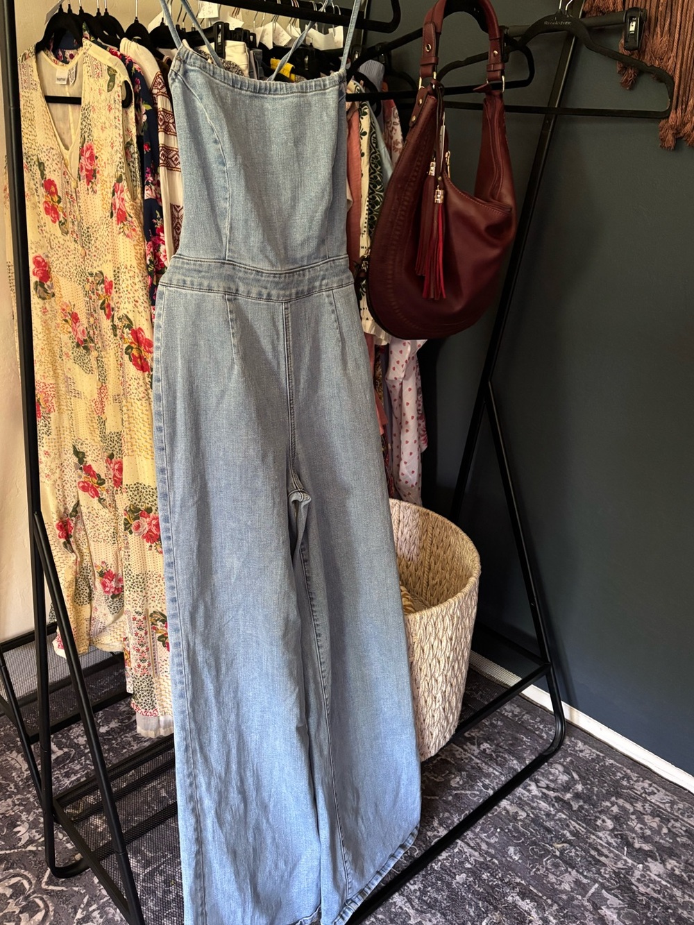 Good American Vacay Palazzo Jumpsuit - Picture 3 of 6